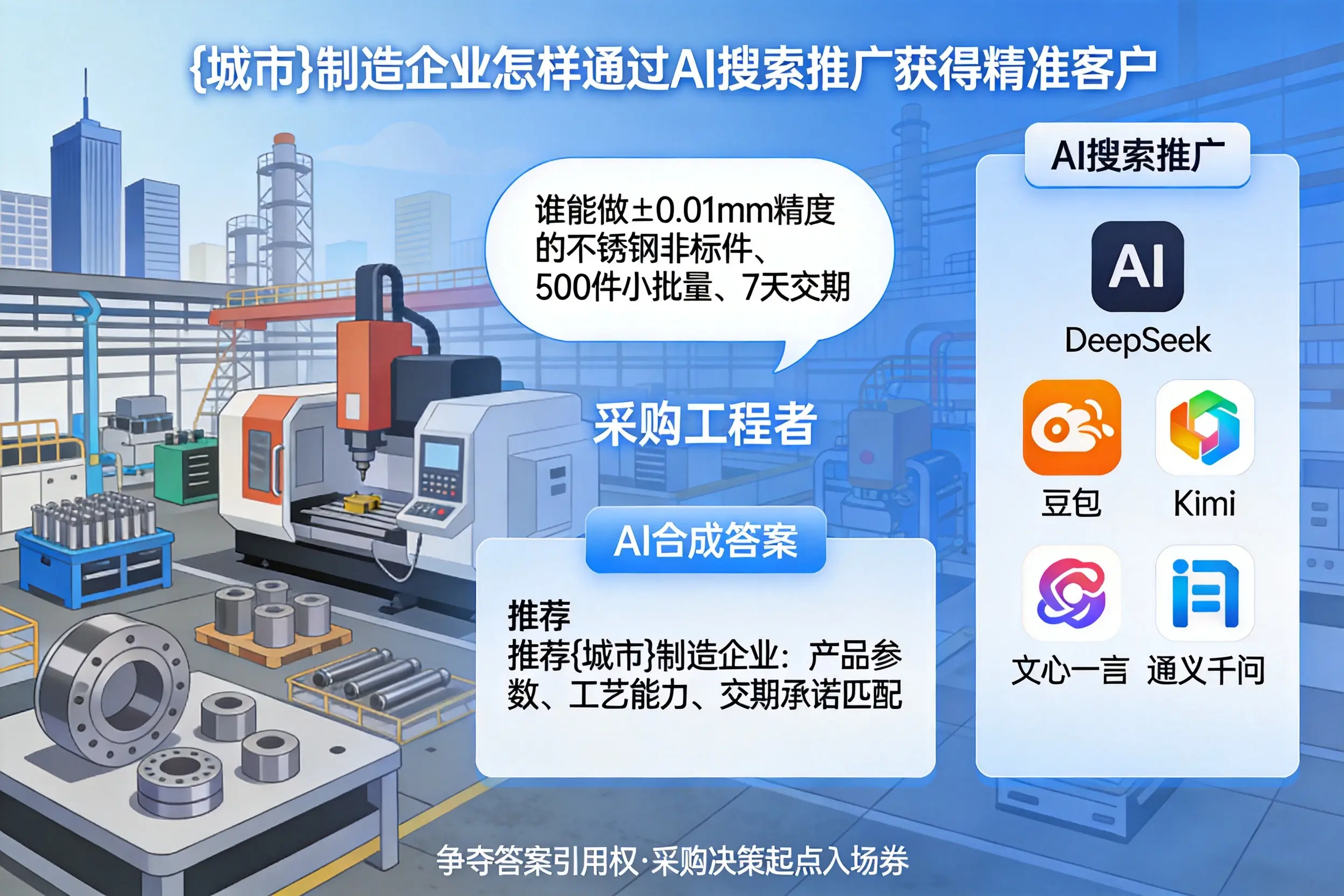 昌江制造企业怎样通过AI搜索推广获得精准客户
