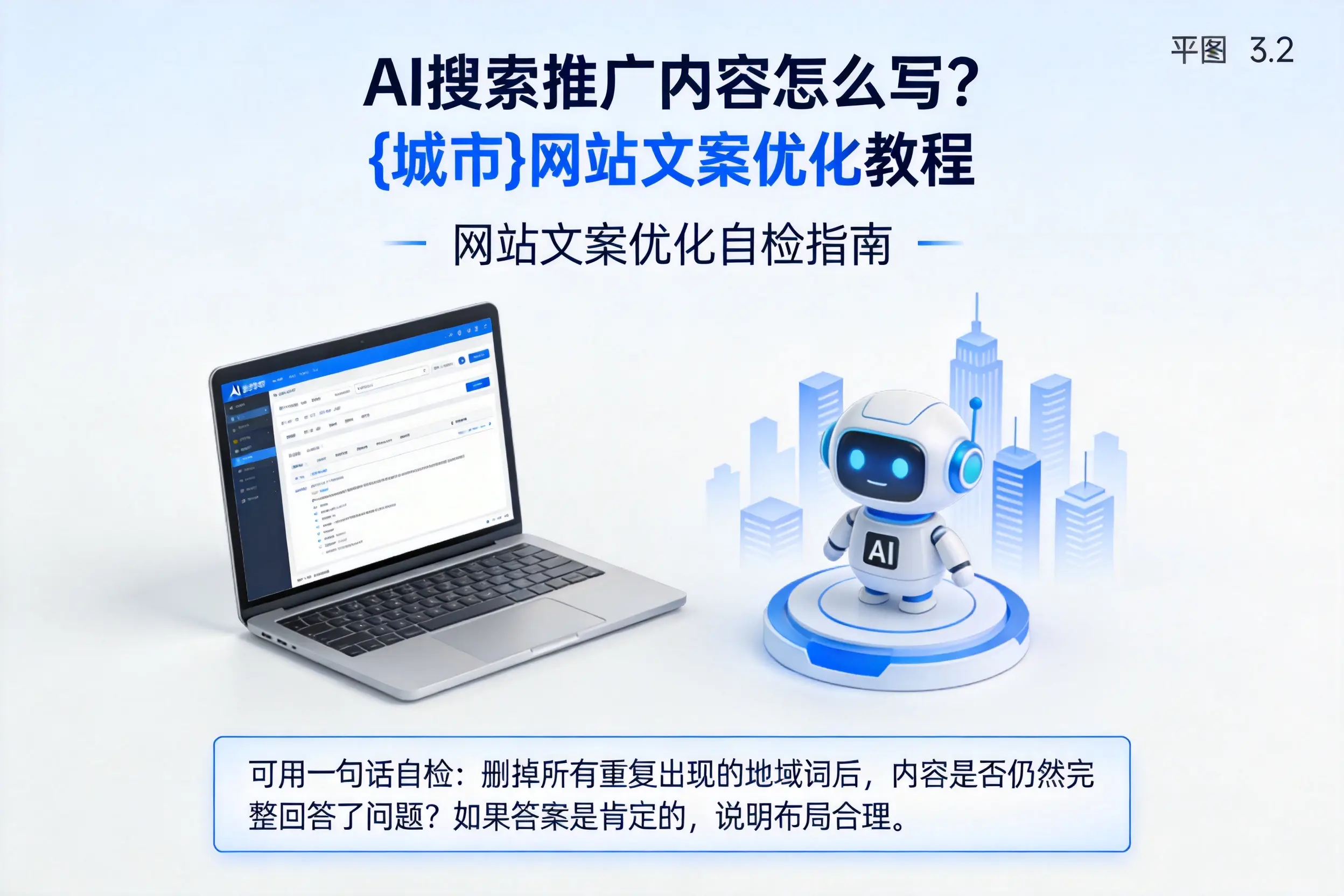 AI搜索推广内容怎么写?昌江网站文案优化教程