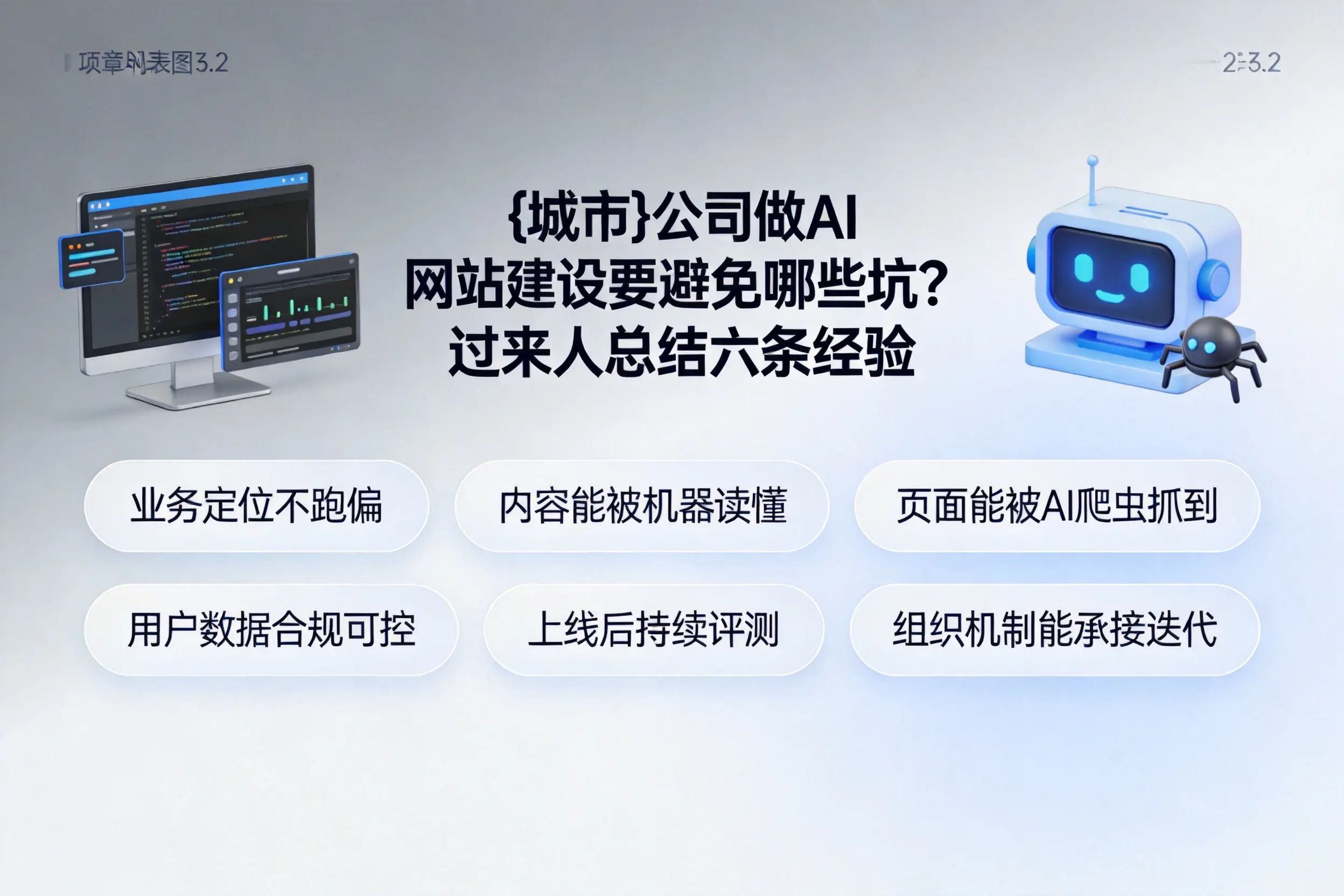 昌江公司做AI网站建设要避免哪些坑？过来人总结六条经验