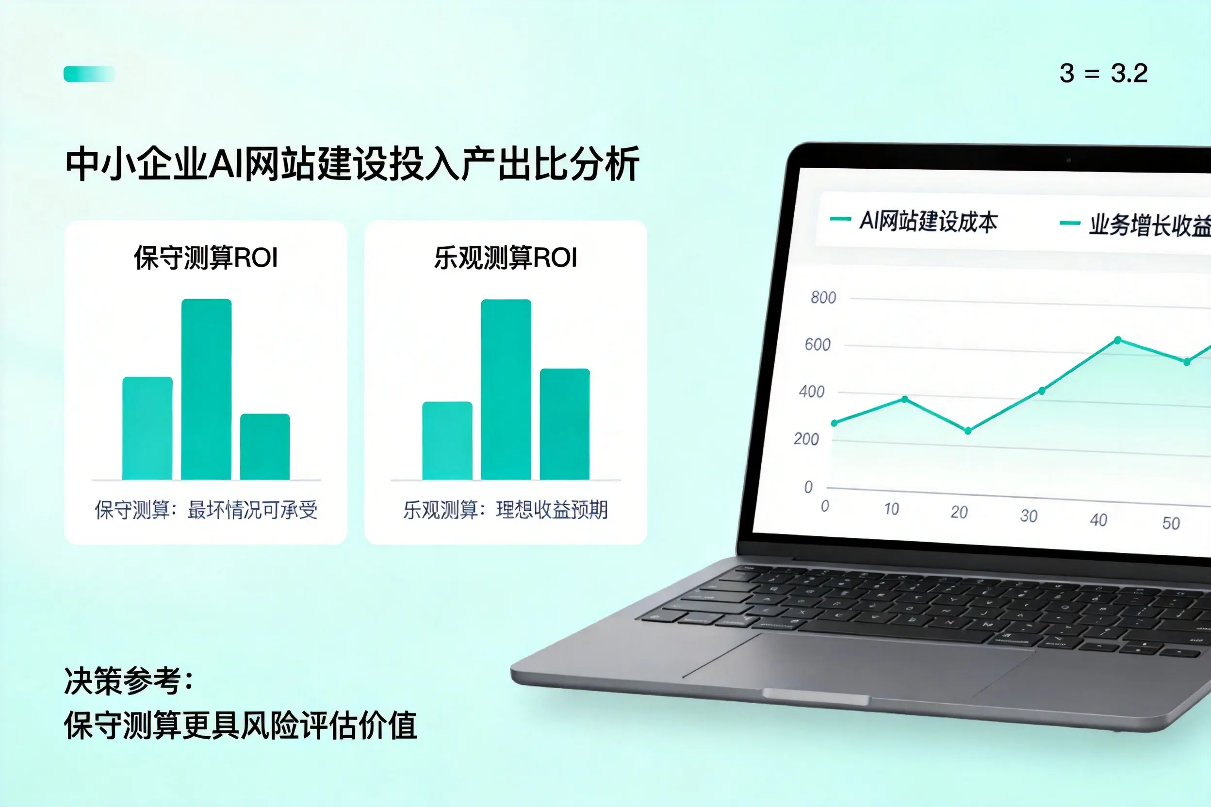 昌江中小企业AI网站建设投入产出比怎么算？先看这份分析