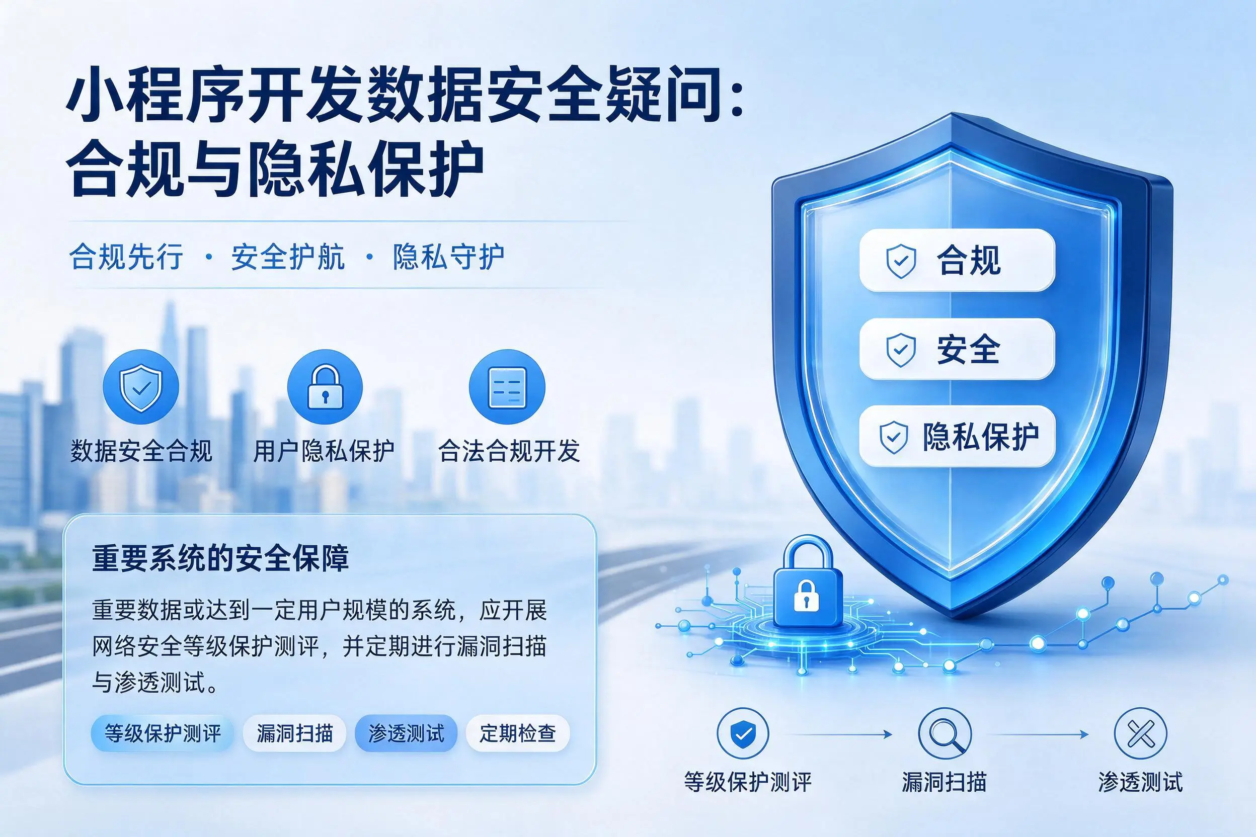 昌江小程序开发数据安全疑问：合规与隐私保护