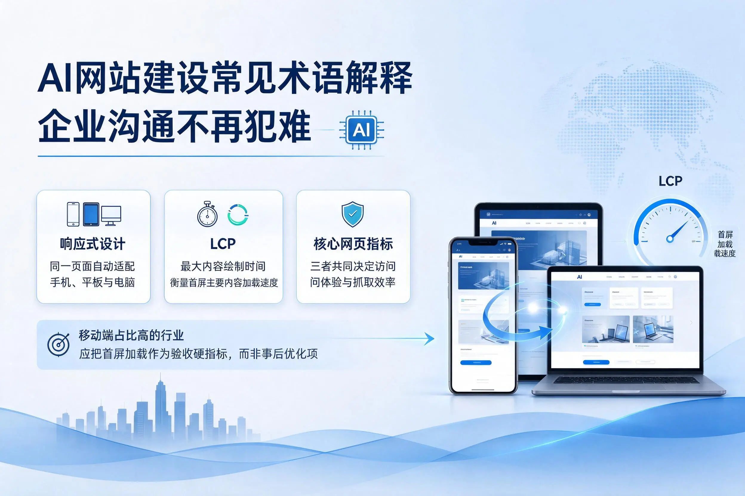 AI网站建设常见术语解释,昌江企业沟通不再犯难