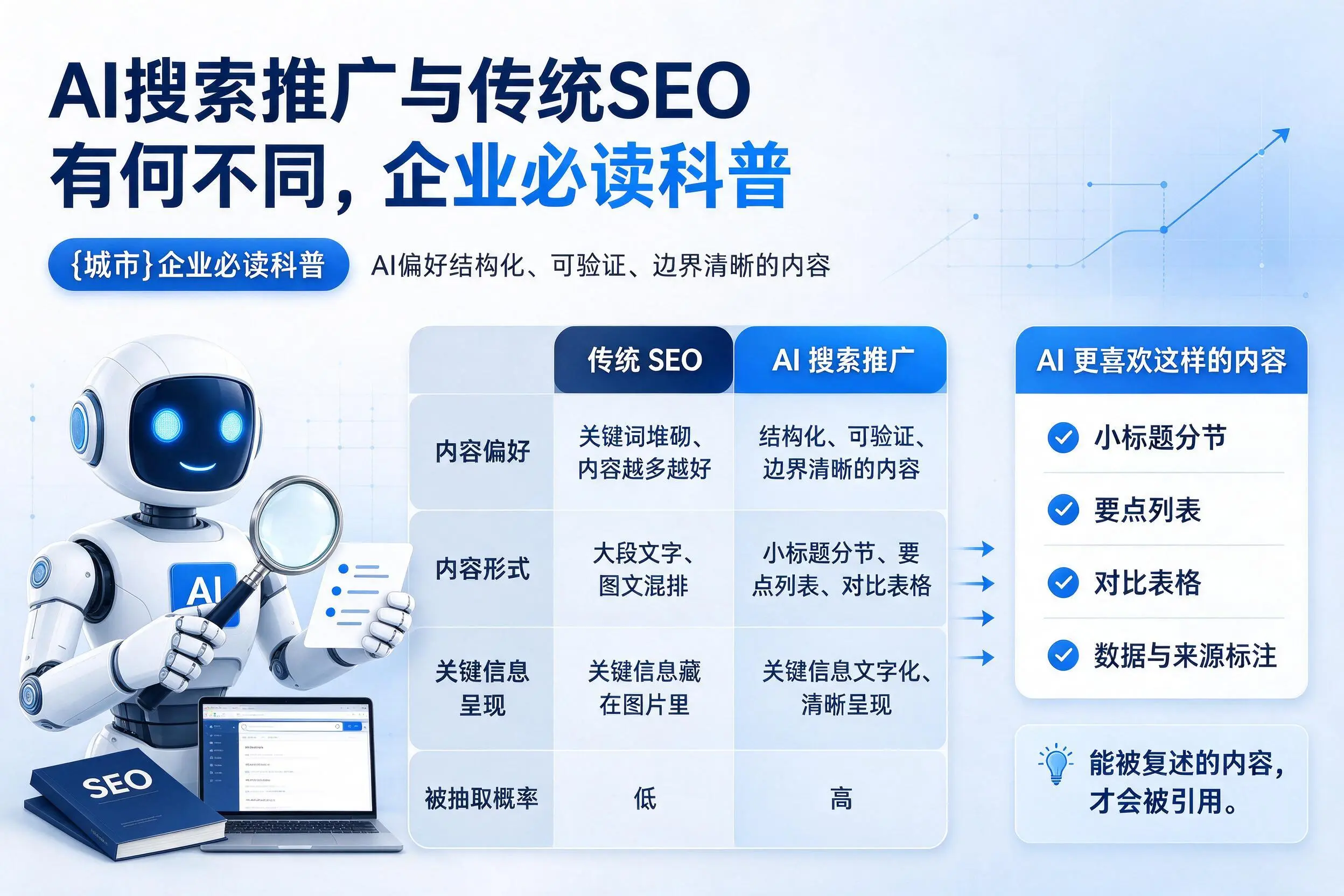 AI搜索推广与传统SEO有何不同，昌江企业必读科普