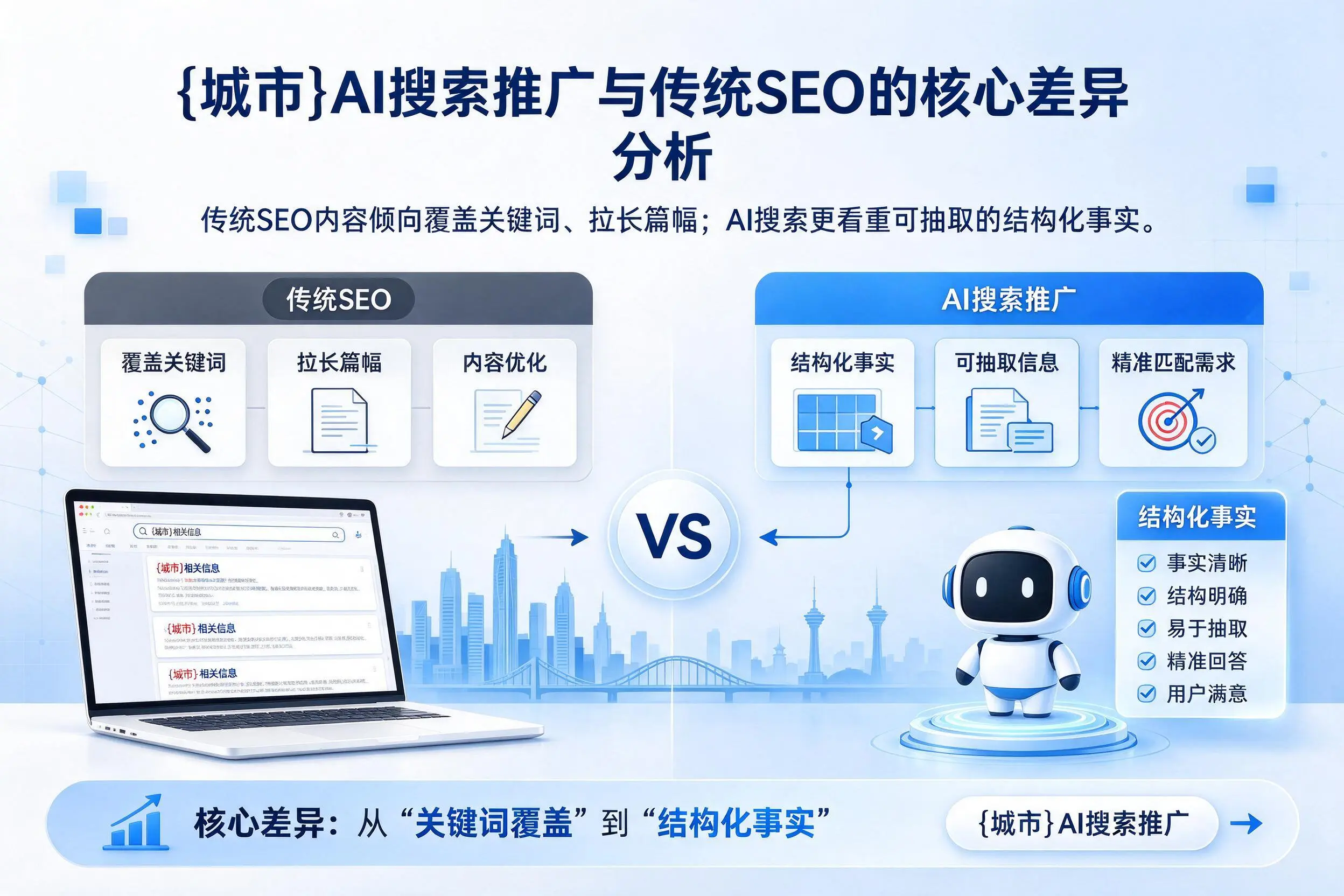 昌江AI搜索推广与传统SEO的核心差异分析
